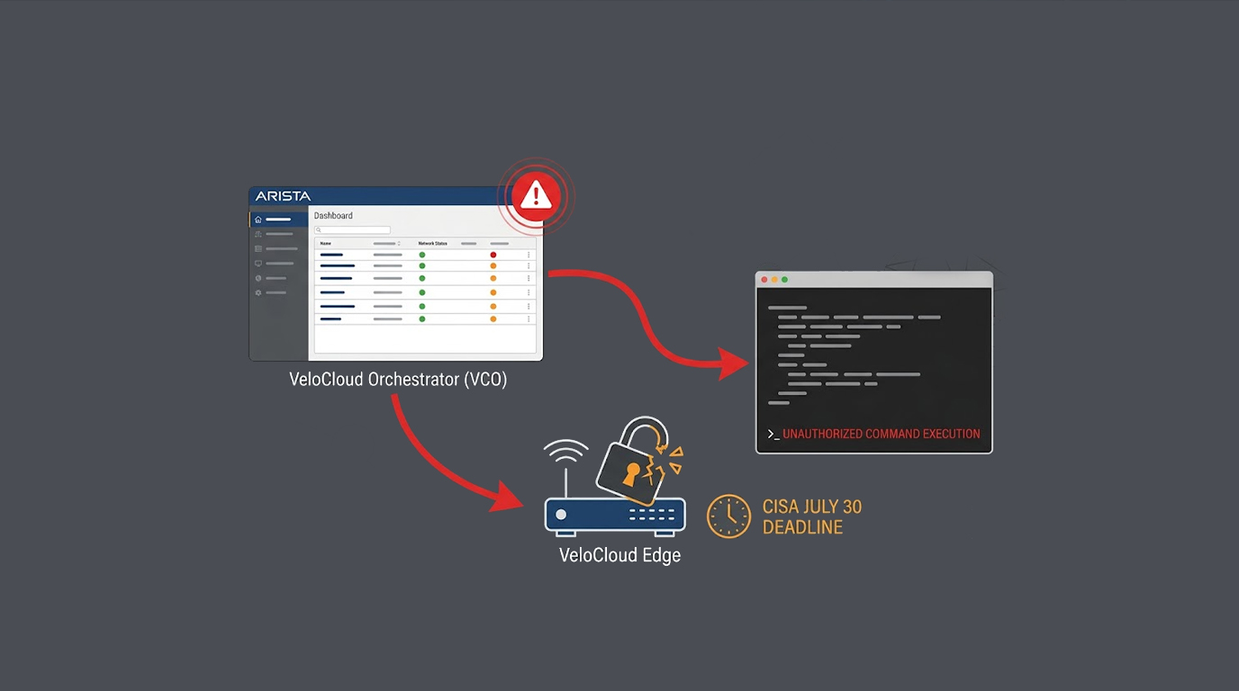 Arista VeloCloud Vulnerability Under Active Exploitation