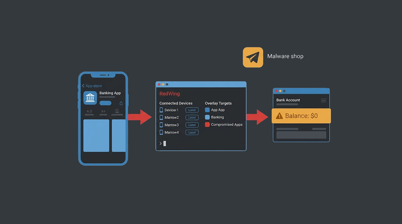 RedWing Android Malware Rented as Bank Fraud Service