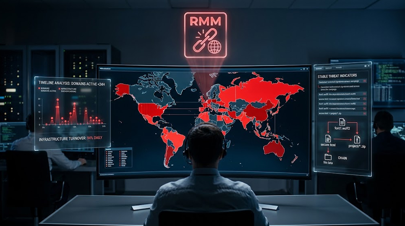 RMM Phishing Campaign Uses Daily Infrastructure Rotation