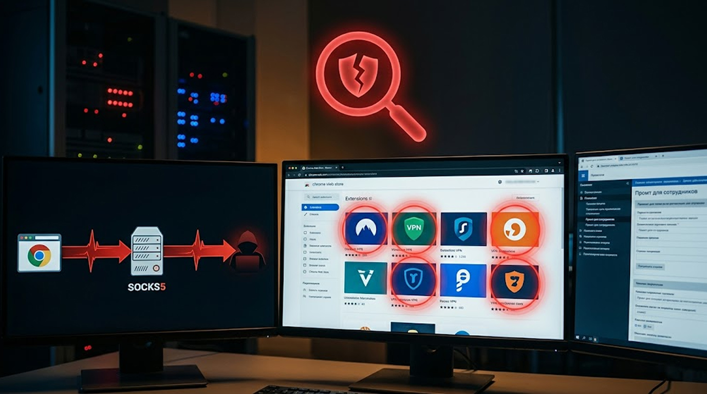 Malicious Chrome VPN Proxy Extensions Target Russian Users