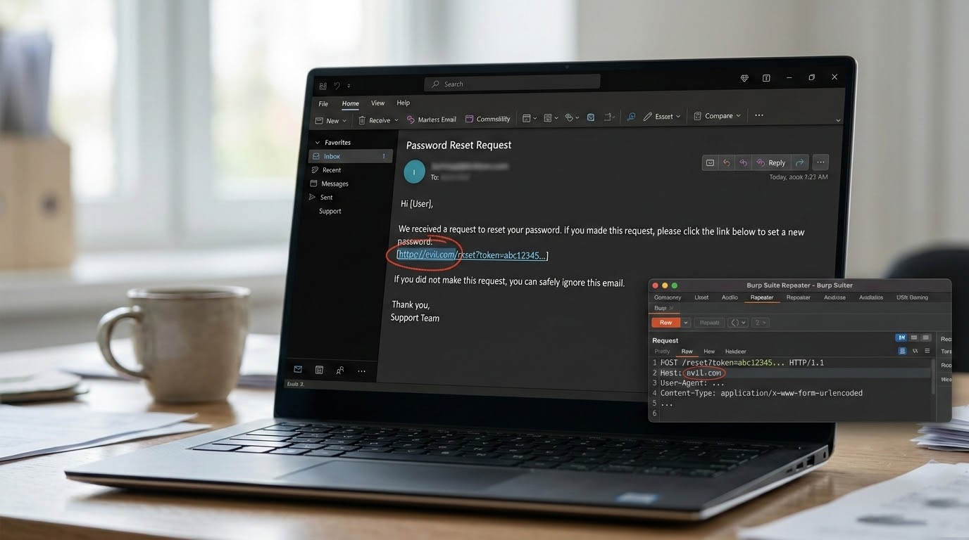 Password Reset Poisoning, Host Header Attack