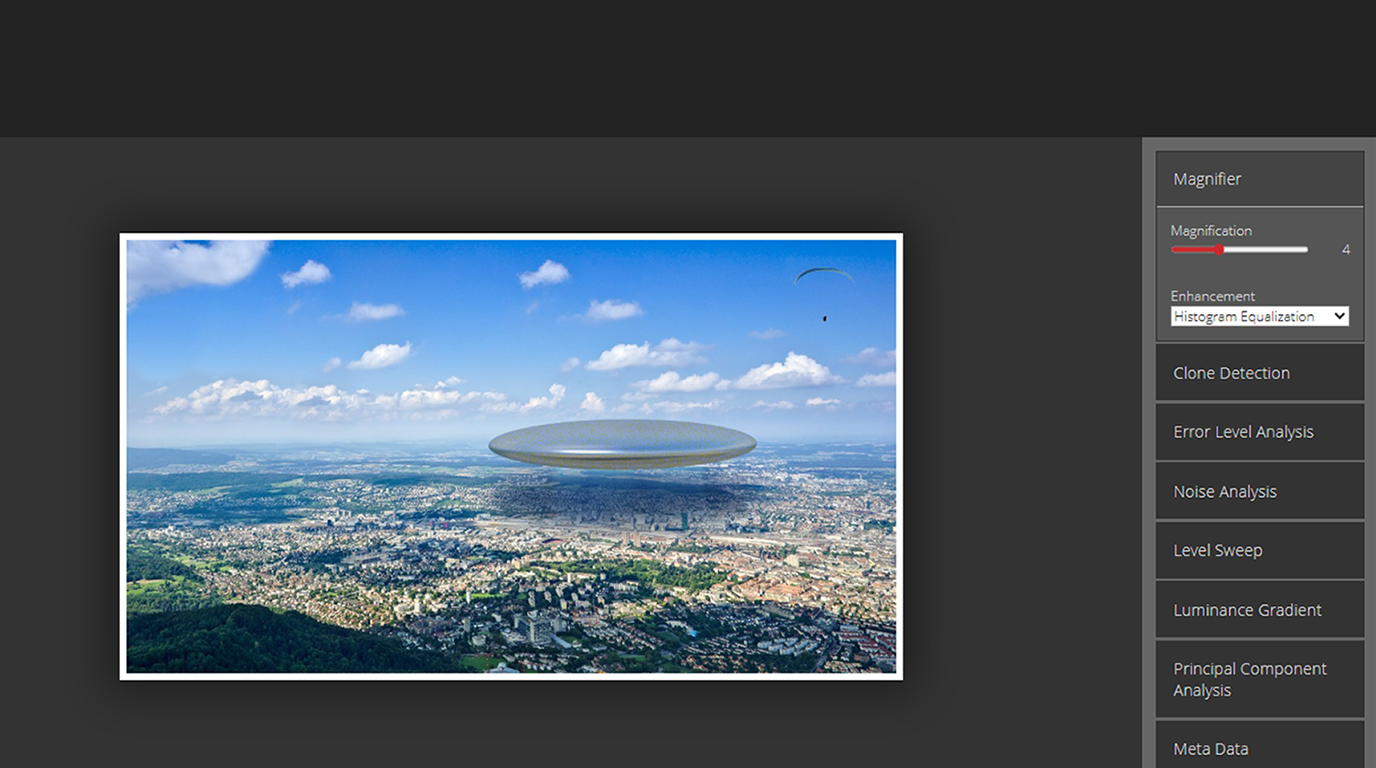 Forensically: Quick Image Forensics Tool