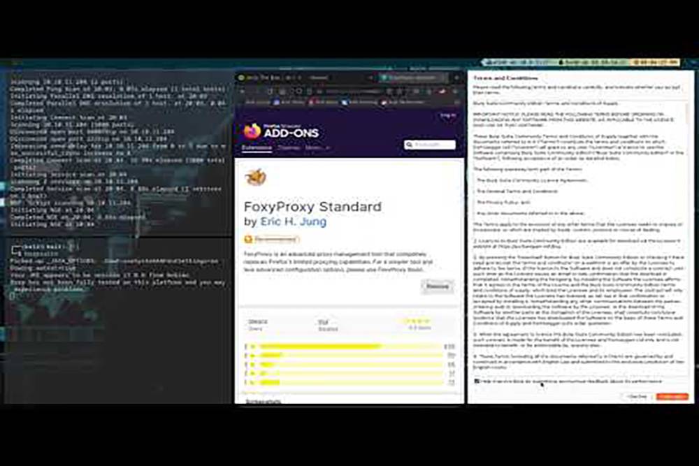 Using Burpsuite in kali linux - Hack The Box Machine