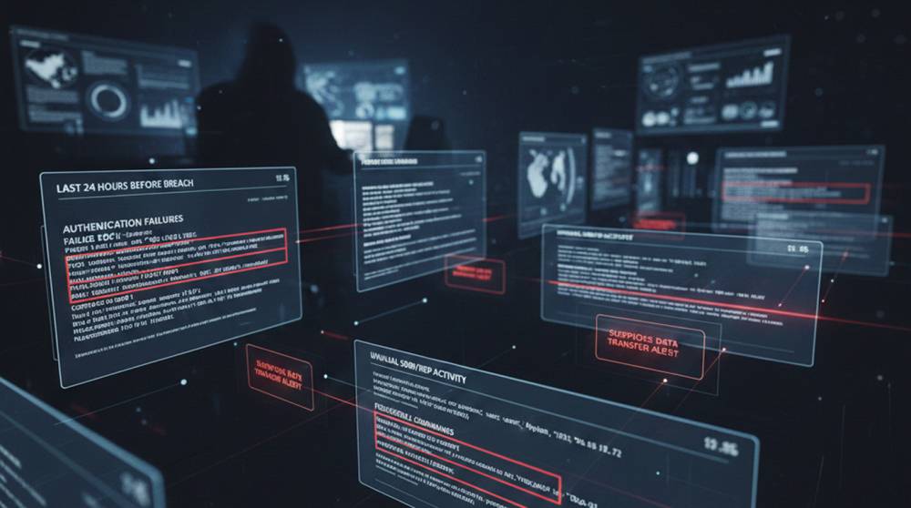 The 24 Hours Before a Breach Seen in Security Logs