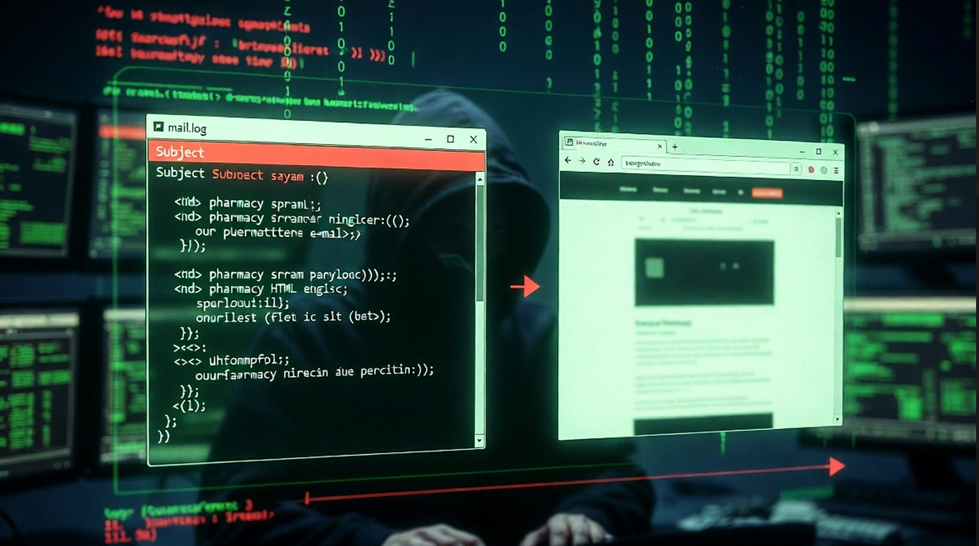 Mail Log Poisoning via SMTP Headers