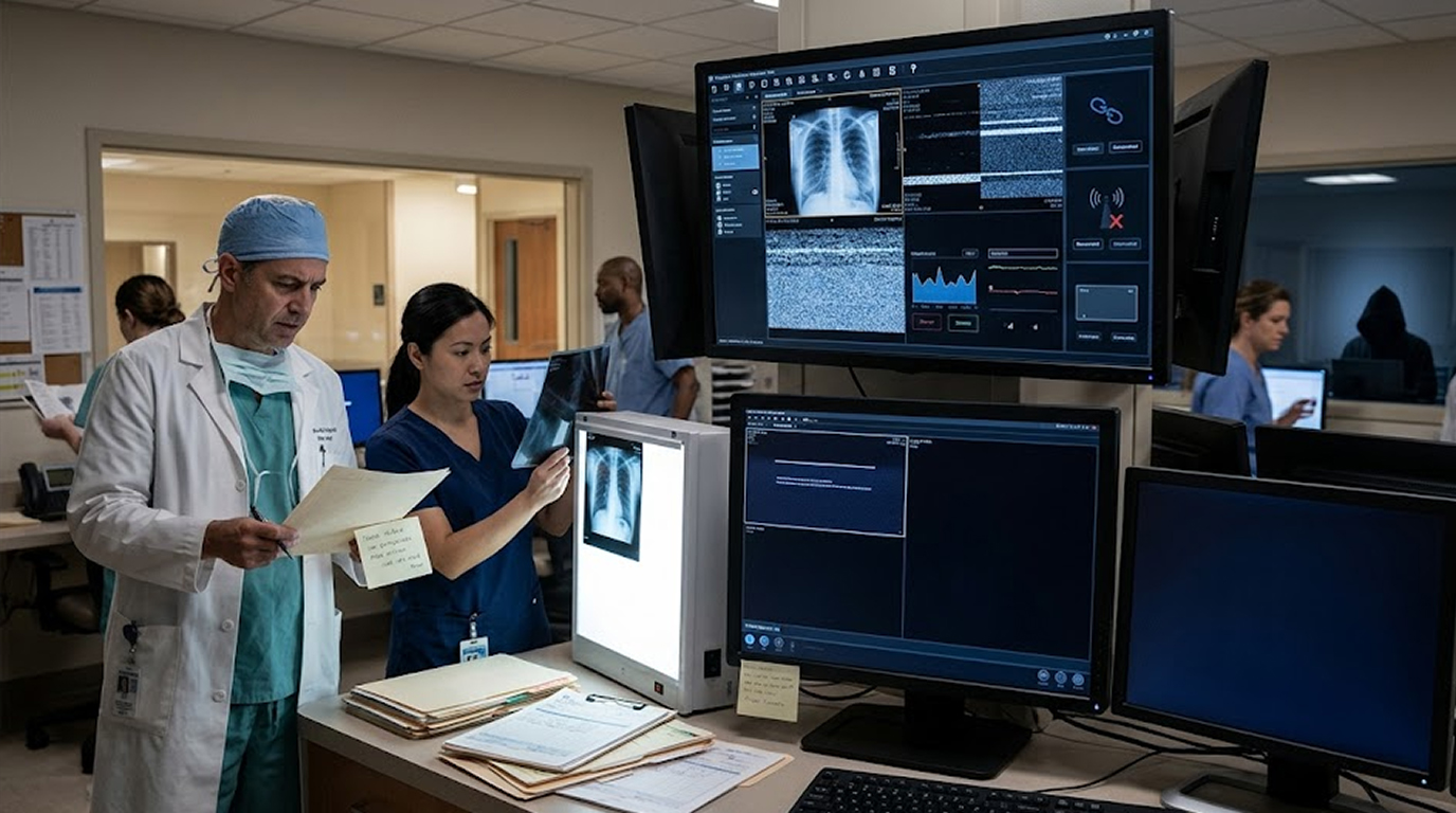 30-Day PACS Downtime: Diagnose a Stroke Without Imaging System?