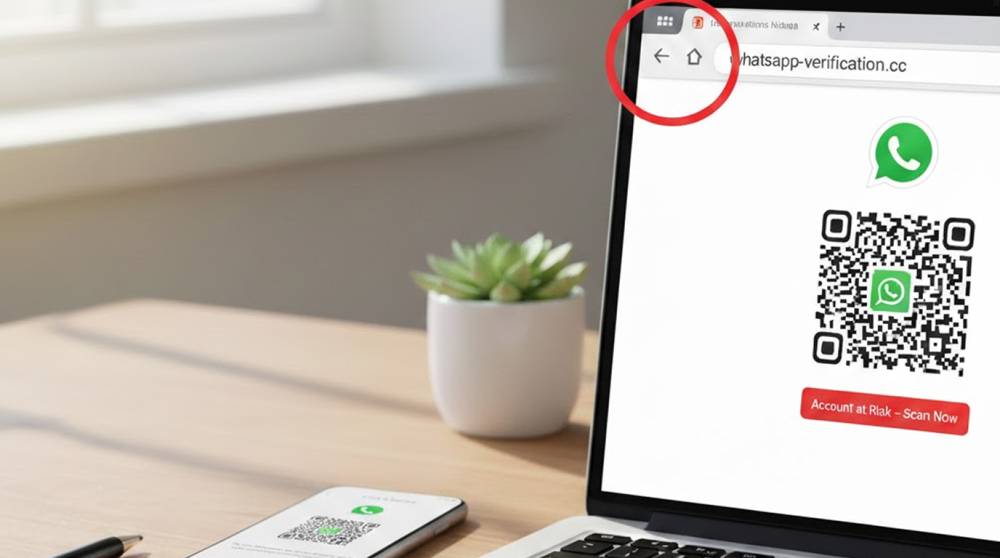 Spot Fake WhatsApp Verification Page Fast