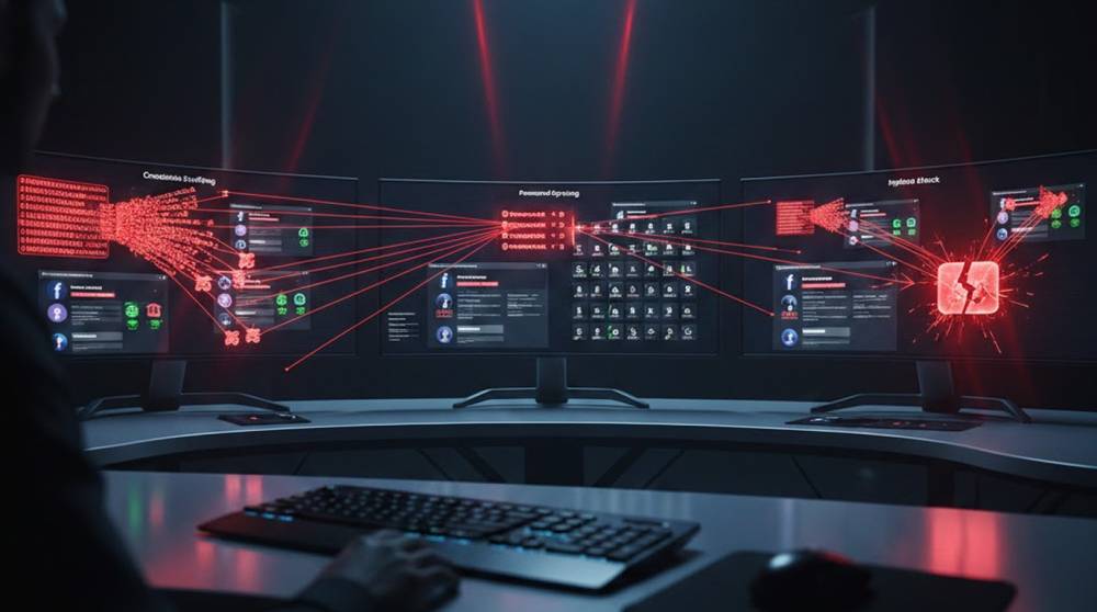 Credential Stuffing vs Spraying vs Hybrid