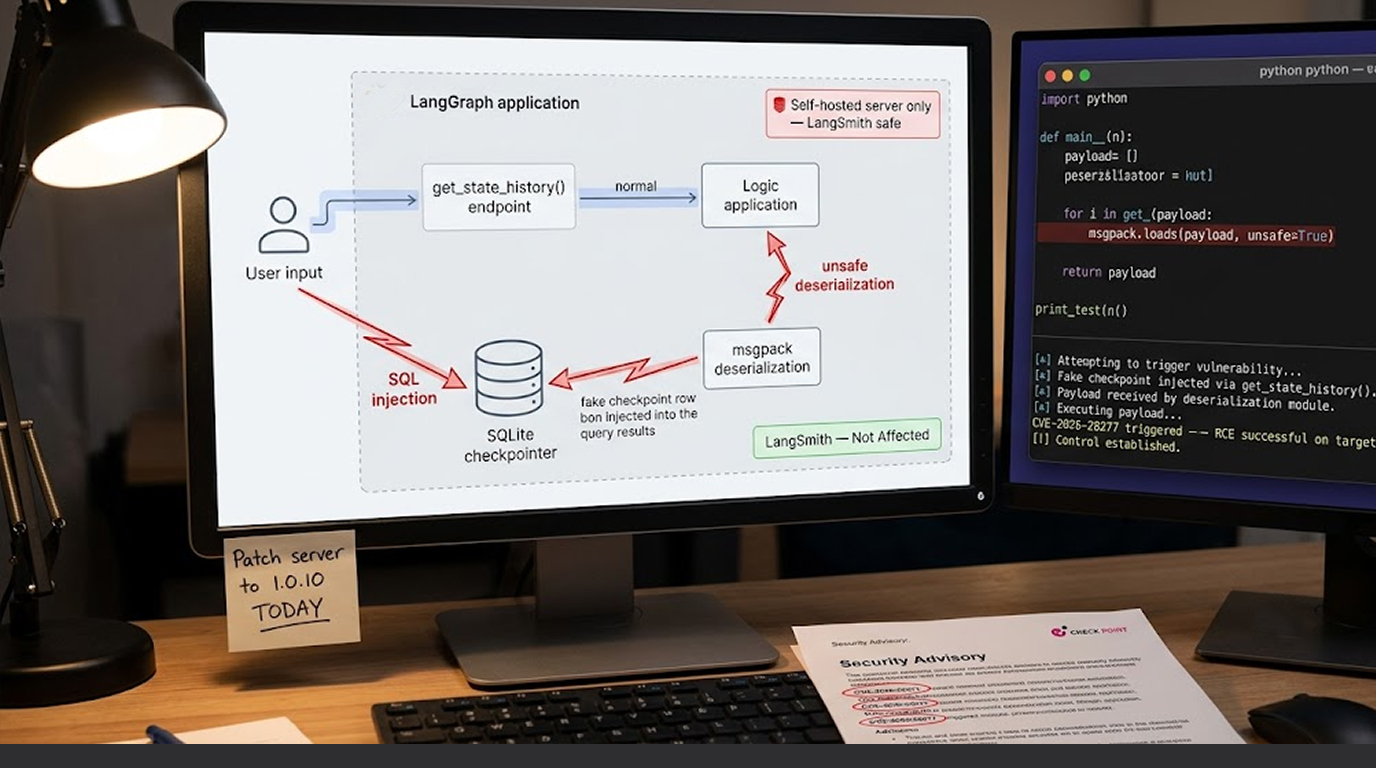 LangGraph Critical Chain: RCE Flaws Patched