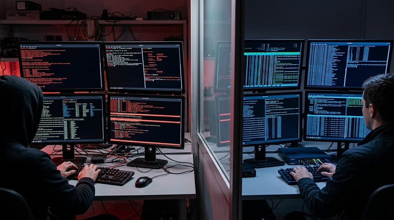 Red Team vs Blue Team: Command Differences in Linux