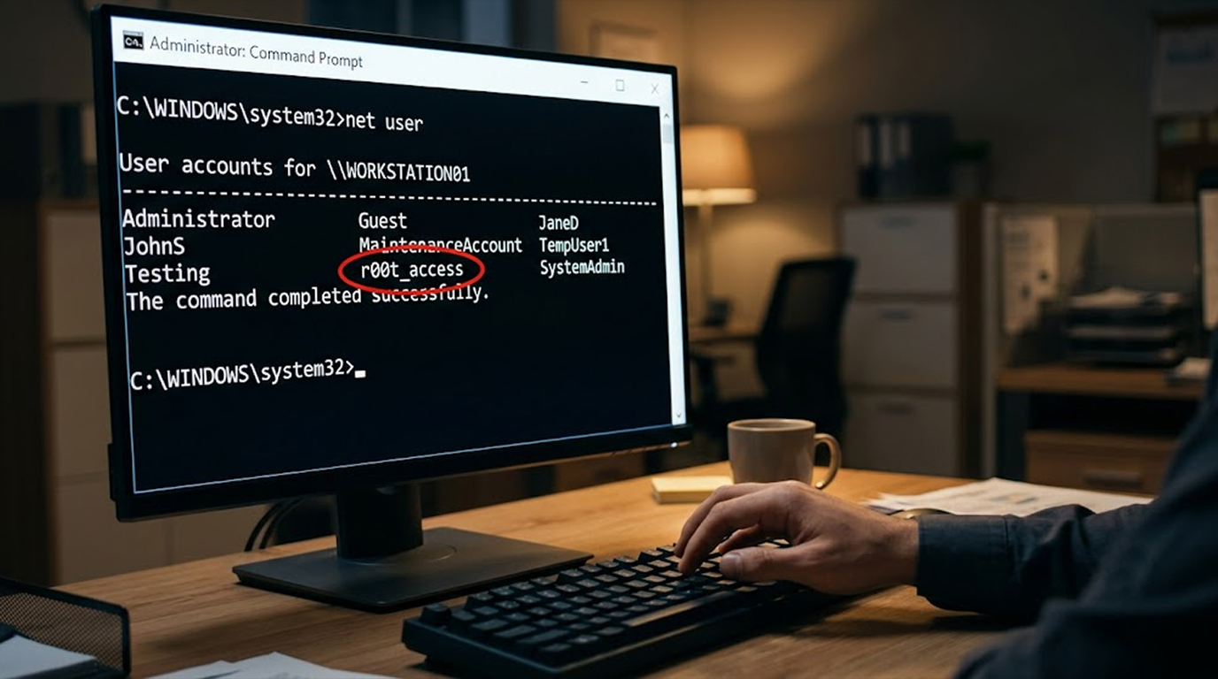 How to Disable a User Account Using CMD in Windows