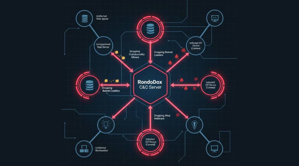 RondoDox Botnet Exploits React2Shell Vulnerability in IoT & Web Apps