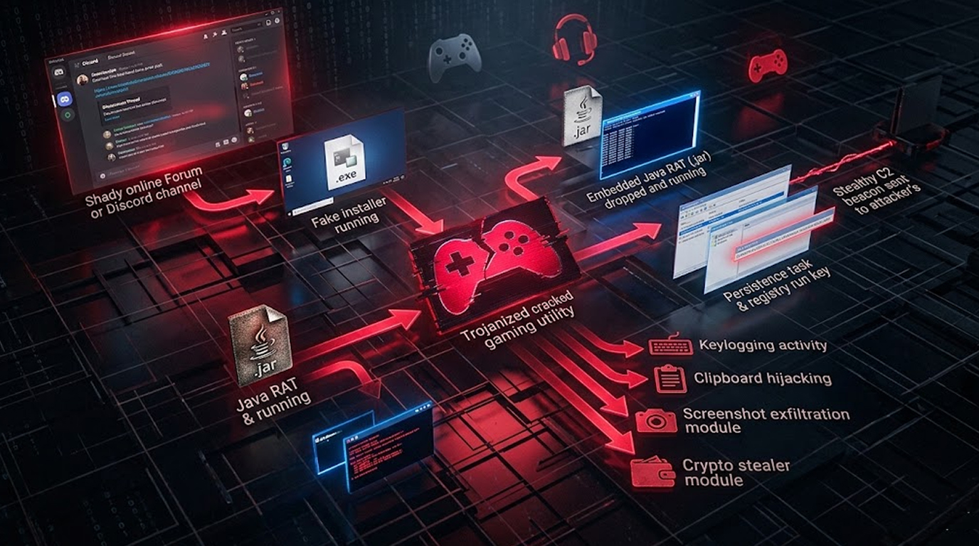 Trojanized Gaming Tools Deliver Stealthy Java RAT