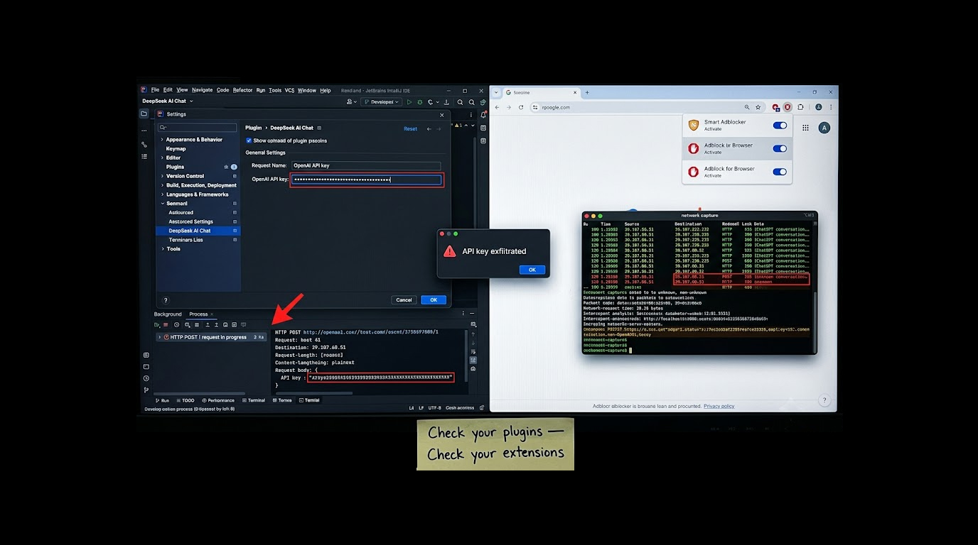JetBrains Marketplace Malicious Plugins Steal AI Keys