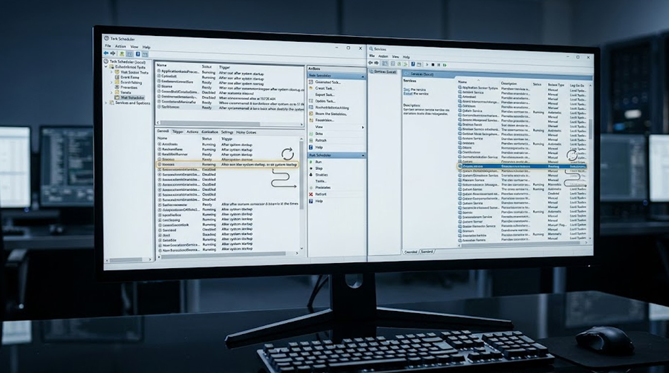 Scheduled Tasks & Services That Survive Reboots