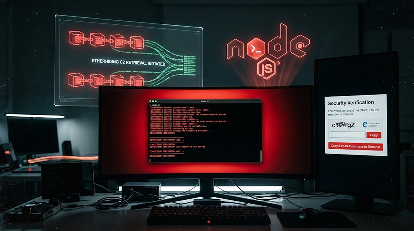 Node.js Abuse and EtherHiding Power New Cyber Attacks