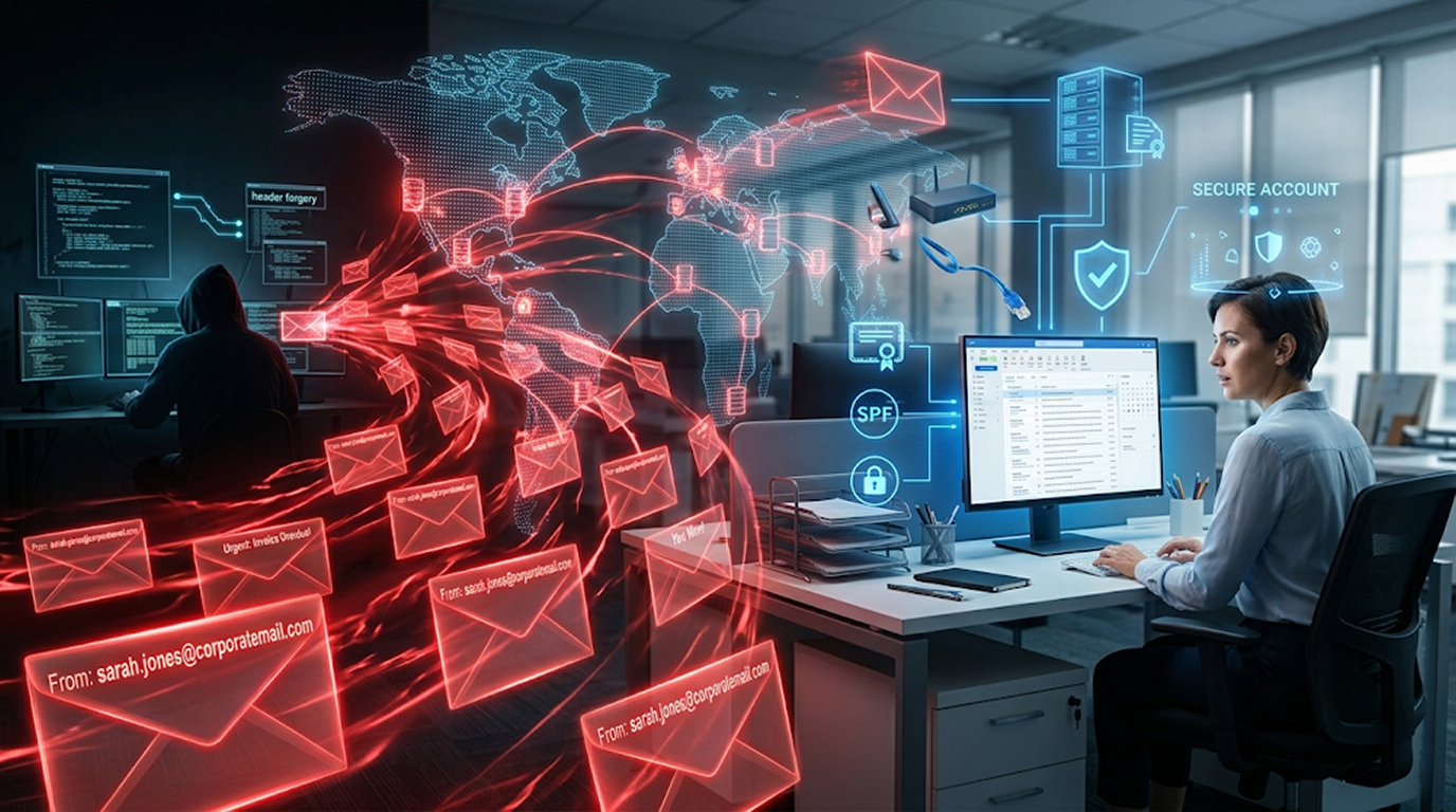 Spoofing vs Hacking: Why Your Name Appears in Spam Emails