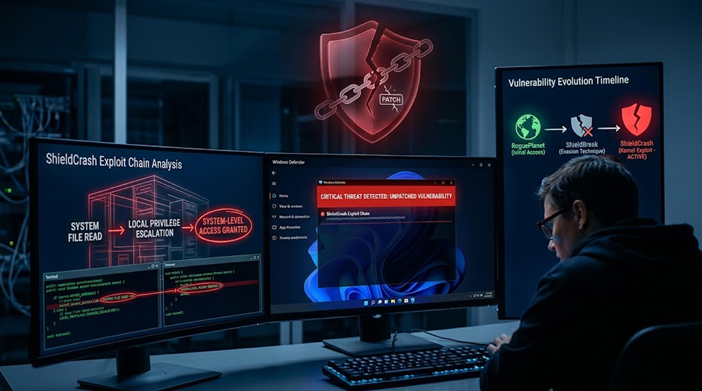 Microsoft Defender ShieldCrash Zero-Day Bypasses Patch