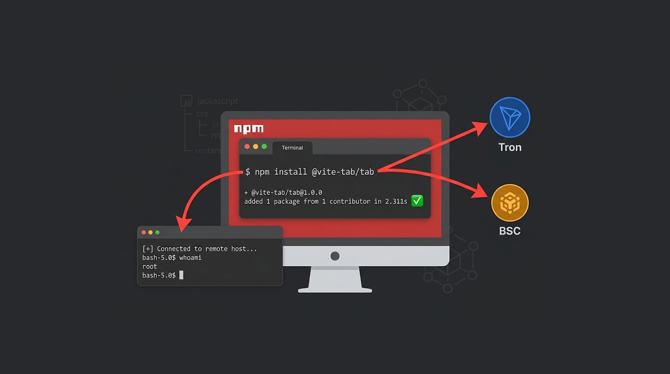 ViteVenom npm Malware Uses Blockchain C2 for RAT Delivery