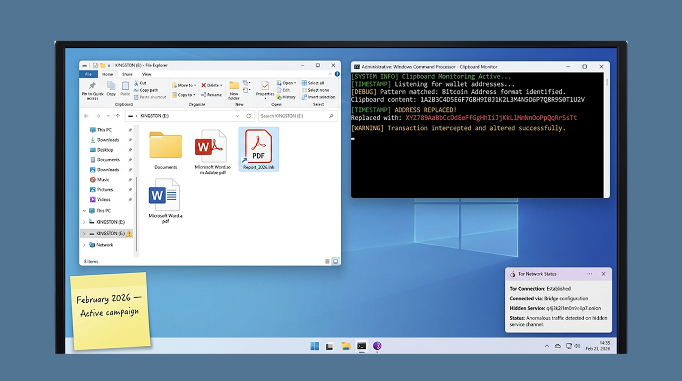 Microsoft Warns of Wormable Cryptocurrency clipper Campaign