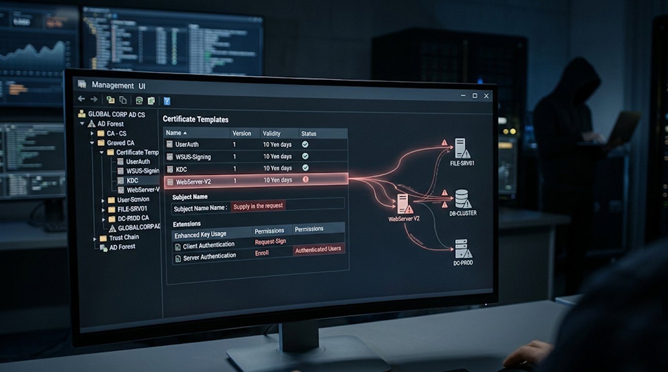 Exploiting Misconfigured Certificate Templates